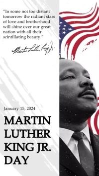 MLK Day Instagram-verhaal template