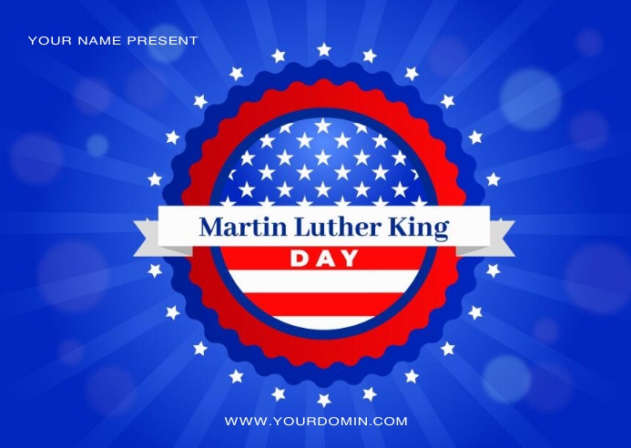 Mlk Day Template PosterMyWall