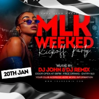 mlk day Instagram Post template