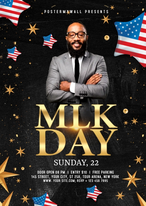 MLK DAY Template PosterMyWall
