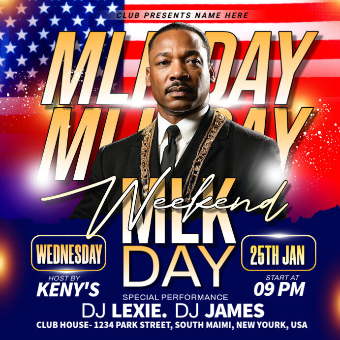 Copy of MLK DAY | PosterMyWall