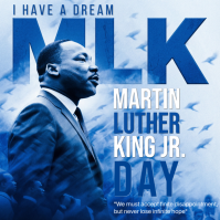 MLK Day Instagram Post template