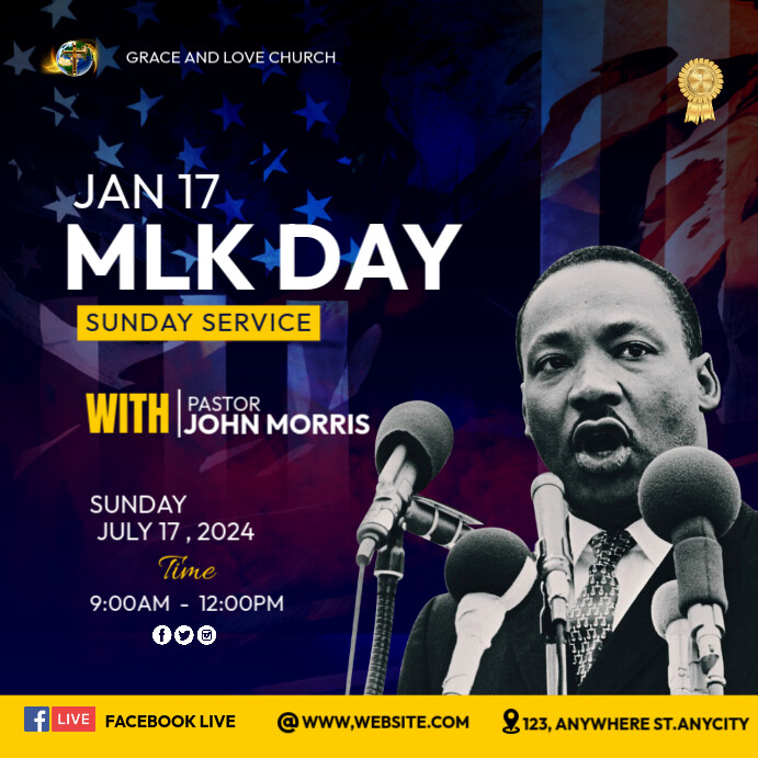 Copy of MLK Day | PosterMyWall