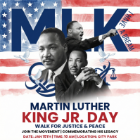 MLK Day Instagram na Post template