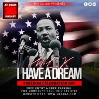 MLK Day Event Instagram 帖子 template