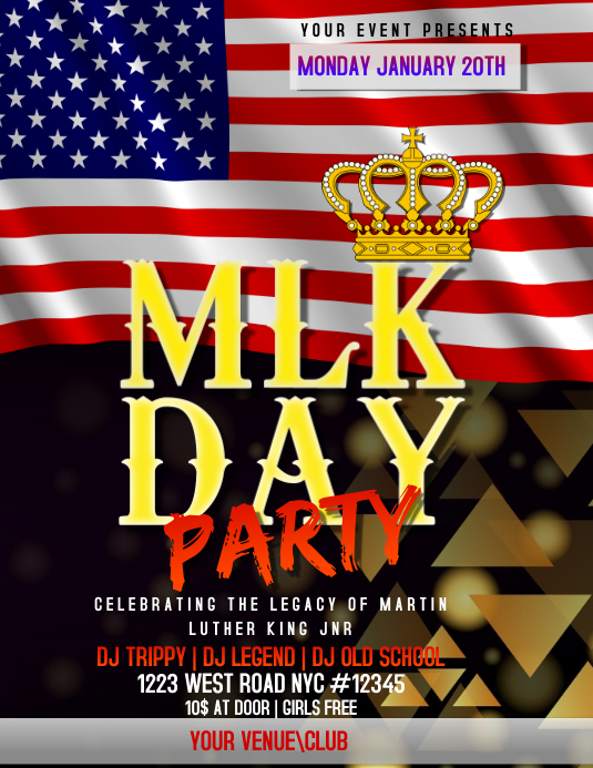 Zzzquil mlk awkward gets tweet adweek MLK DAY EVENT FLYER Template | PosterMyWall