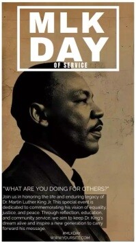 Sample Mlk Program Layout MLK Day Template | PosterMyWall