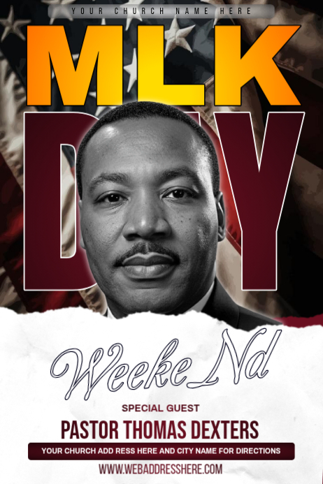 MLK Day template | PosterMyWall