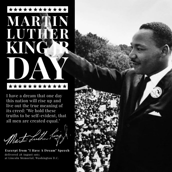 MLK Day Template PosterMyWall