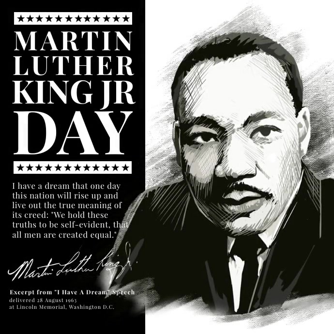MLK Day Template PosterMyWall