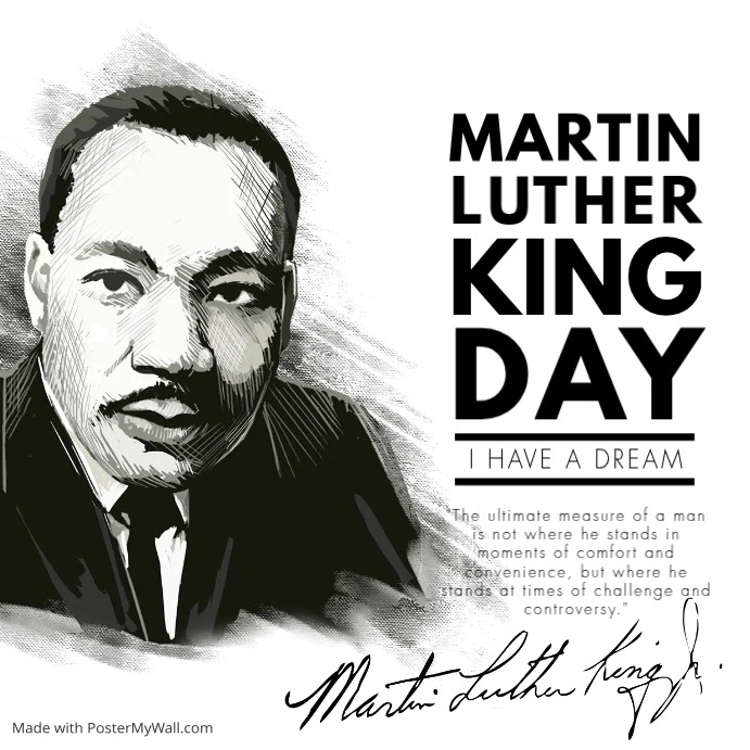 MLK Day Template PosterMyWall