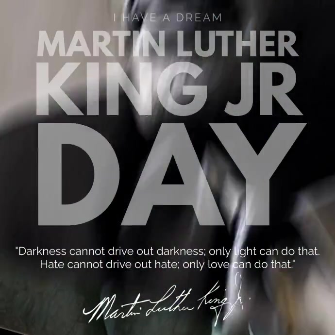 MLK Day Template | PosterMyWall