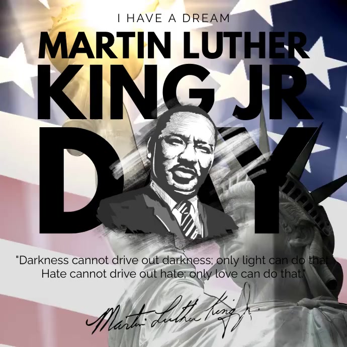 MLK Day Template PosterMyWall