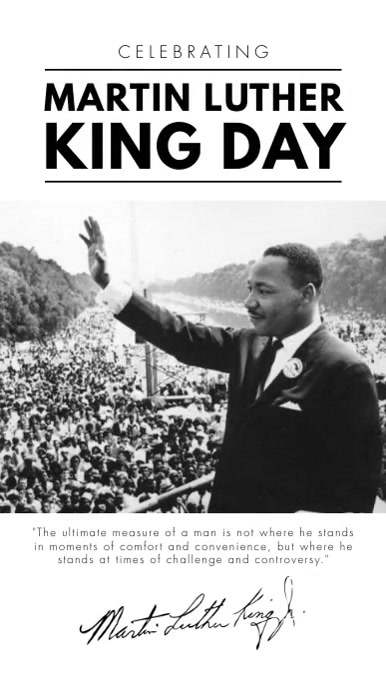 Mlk Program Templates MLK Day Template | PosterMyWall