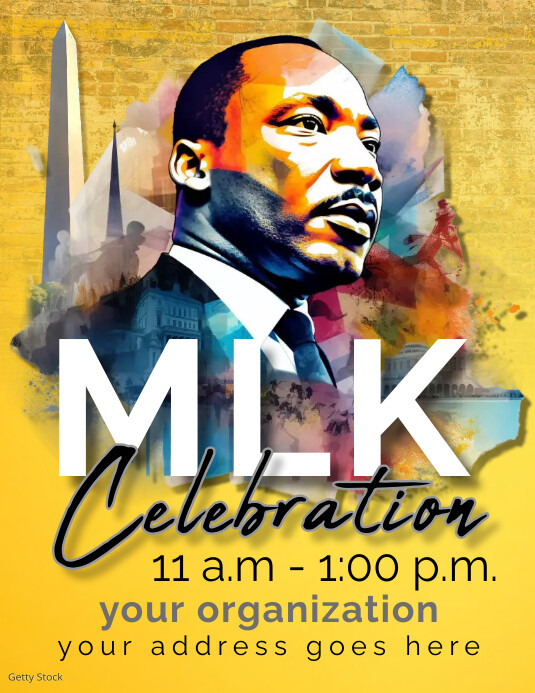 Mlk Program Outline MLK Template | PosterMyWall