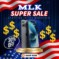 MLK Gadget Sale Instagram Post template