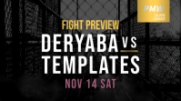 MMA Fight Youtube Thumbnail Preview template