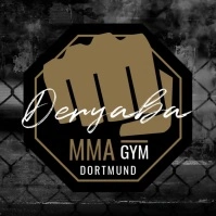 MMA Gym Promotion Fighting Video Logo Maker Логотип template