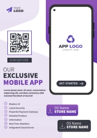 Mobile App Ad Template A4