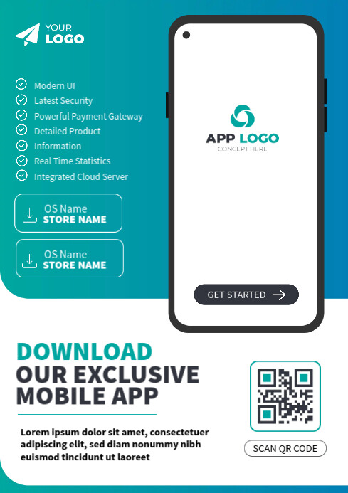Mobile App Ads Template | PosterMyWall