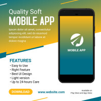 Android Banner Ad Example Mobile app banner ad Template | PosterMyWall