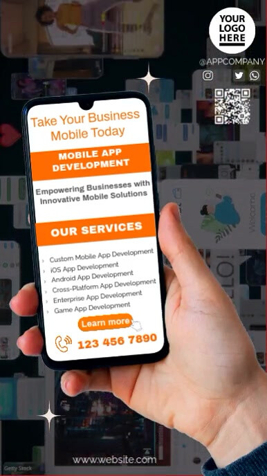 mobile app comapny ad Template | PosterMyWall