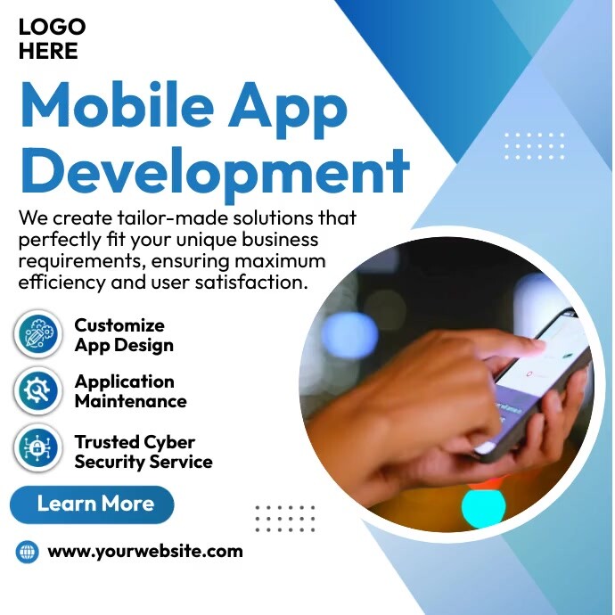 Mobile App Development Template | PosterMyWall