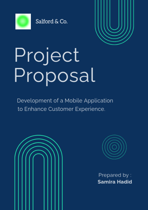 Mobile App development project proposal A1 template