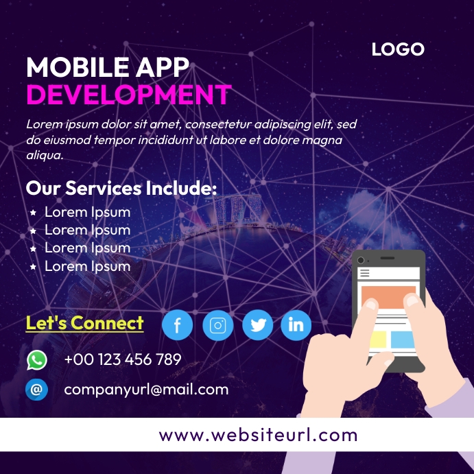 App Development Post Image Mobile App Development Services | PosterMyWall