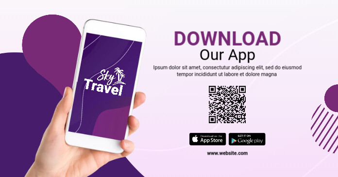 Mobile app download Ad Template | PosterMyWall