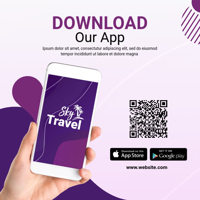 Mobile app download Ad Template | PosterMyWall