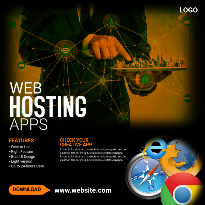 Mobile App Developer Poster Mobile app Poster Template | PosterMyWall