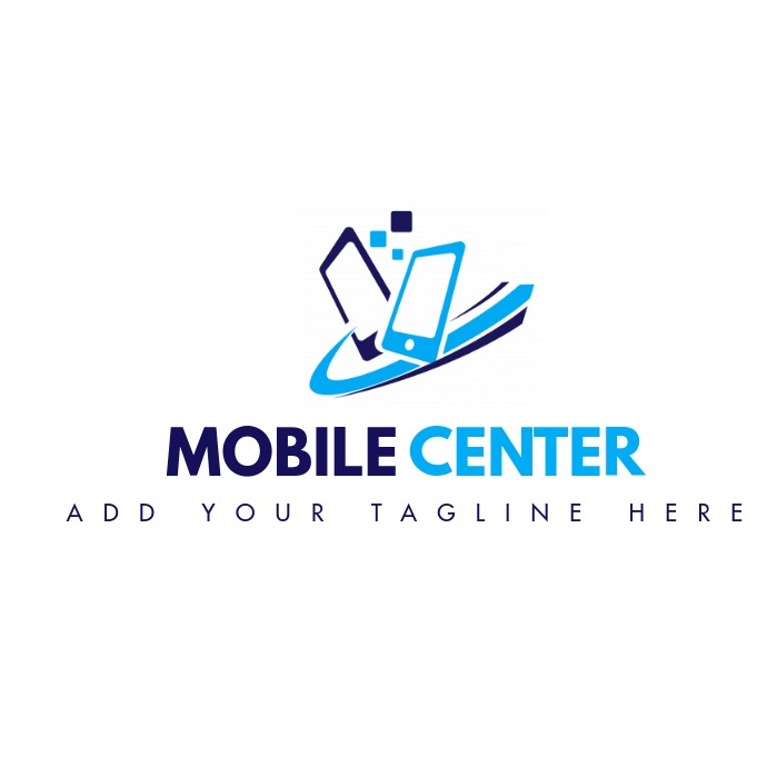 mobile computer repair logo template design