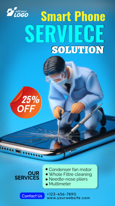 Copy of Mobile Device Maintenance Phone Repair Offers, | PosterMyWall