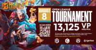 Mobile Legends Open League Tournament ภาพที่แชร์บน Facebook template