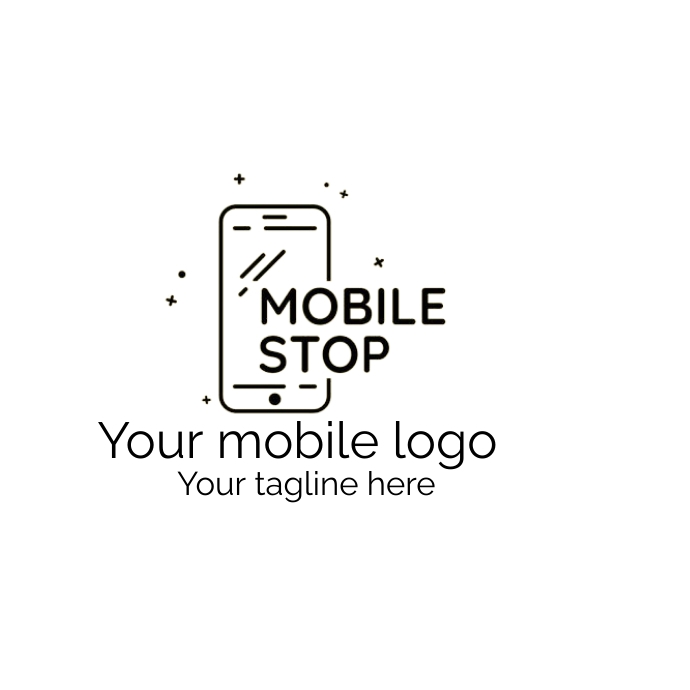 Mobile logo template