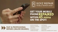 Mobile Phone Screen Repair Shop Digital Display Template