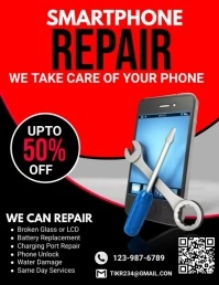 mobile repair Pamflet (VSA Brief) template