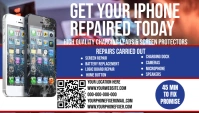 mobile repair flyer Visitekaartje template