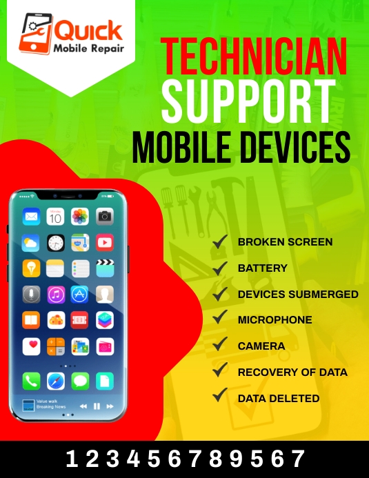 Copy of mobile repair flyers | PosterMyWall