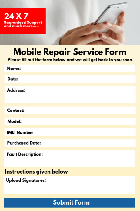 Computer Repair Forms