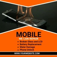 mobile repair  FLYER Logo template