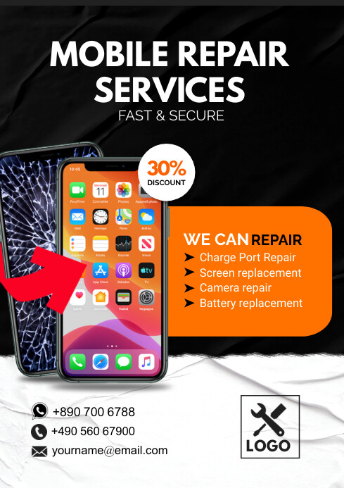 Copy of mobile repair services | PosterMyWall