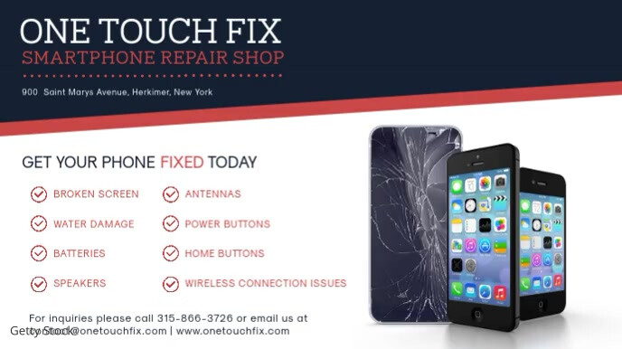 Mobile Repair Shop Digital Display Template | PosterMyWall