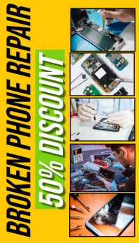 mobile repair workshop FLYER Business Card template