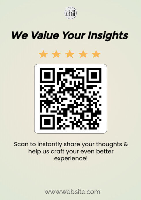 Mobile Survey Scan template | PosterMyWall