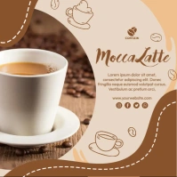 Mocca Latte Instagram Post template