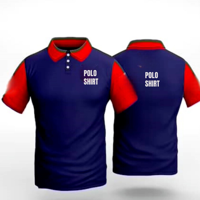 Collared Shirt Sample Mock up collard shirt Template | PosterMyWall