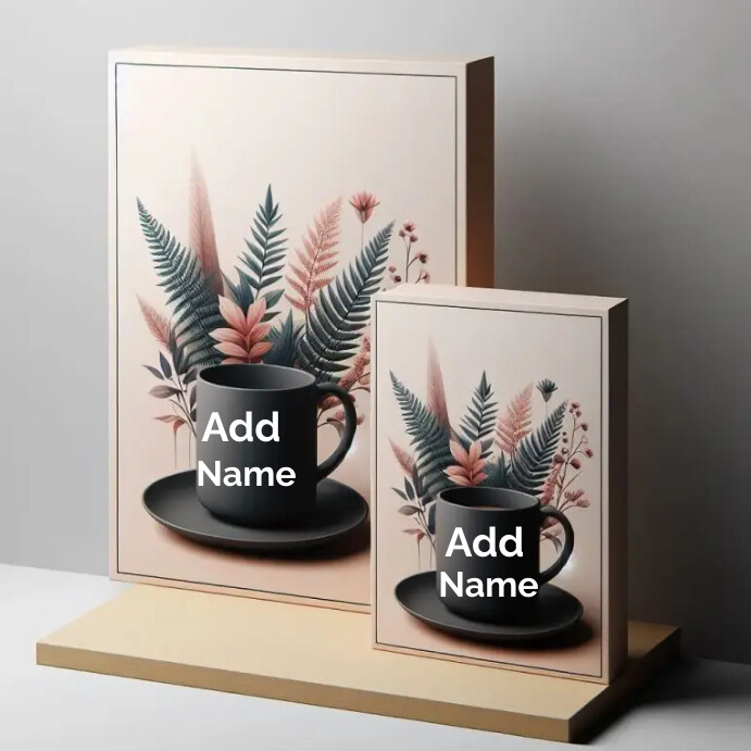 Mockup cup on frame Template | PosterMyWall