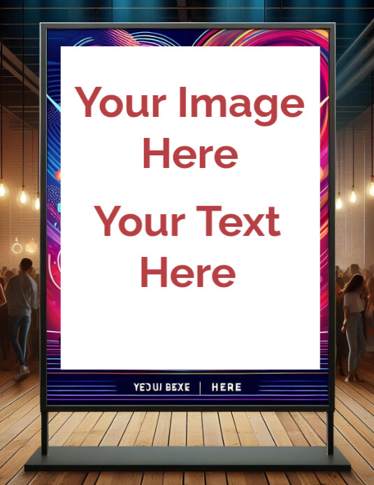 Mockup Design for Night Club Digital Display Bill Board Signage ...